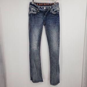 ROCK REVIVAL womens 25 Johanna boot cut jeans
